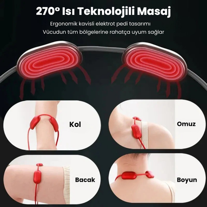 Boynor™ Isı+Titreşimli Akıllı Masaj Aleti