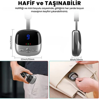 Boynor™ Isı+Titreşimli Akıllı Masaj Aleti